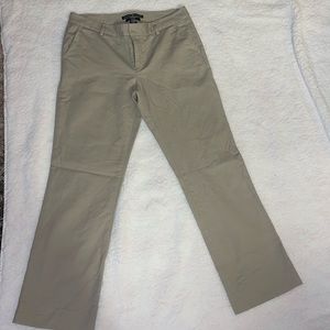 Size 4 Ankle straight khaki pants